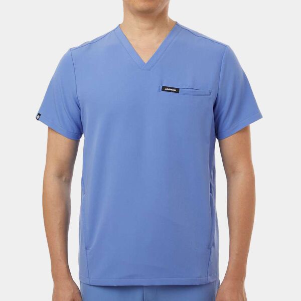 Platt 3-Pocket Scrub V-Neck Top Thumbnail