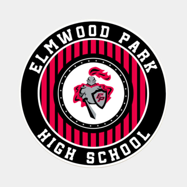 Elmwood Park 3" Round Magnet Thumbnail