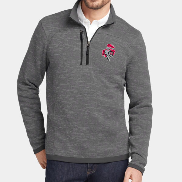 Sweater Fleece Embroidered 1/4 Zip Thumbnail