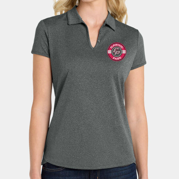 Women's Trace Heather Embroidered Polo Thumbnail