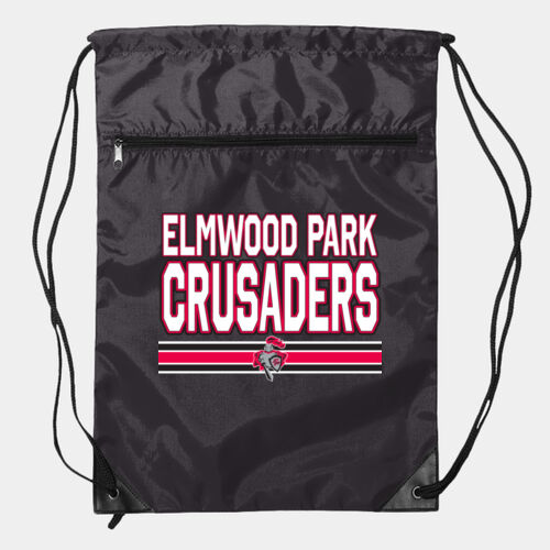 Zippered Drawstring Backpack Thumbnail