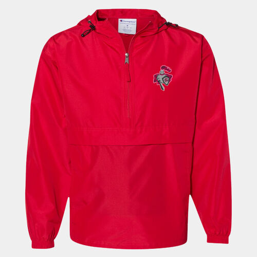   - Hooded Packable Quarter-Zip Jacket Thumbnail